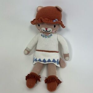 Cuddle + Kind Large Chelsea The Cat land Knit Doll Heirloom
